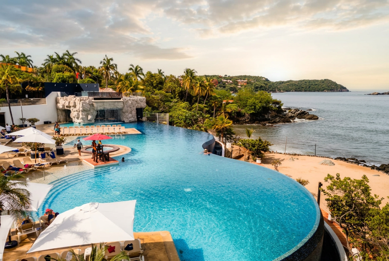 Azul Ixtapa Grand frente al mar en Ixtapa para el Puente Revolucionario 2026